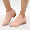 Solid Color Plus Low Heel Shoes