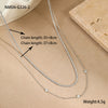 Twin Channel Set Non Fade French Exquisite Necklace