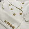 Blazer Metal Lion Head Buckle Blazer