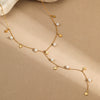Tassel Pearl Y Word Chain Necklace