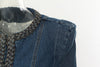 Padded Shoulder Denim Jacket