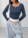 Faux Two Piece Top
