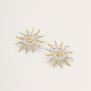 Twisted Sunflower Earrings