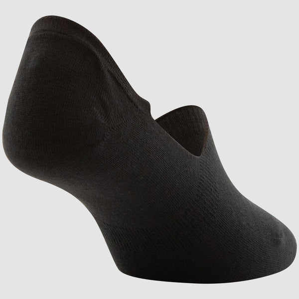 Womens Peds 12 Pairs Midcut Lightweight Gel Heel Grip Grey/Charcoal/Black