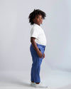 Short Sleeve Dress Shirt with Houndstooth Contrast