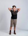 Leopard Dolman Tee