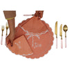 24pc Set Peony Blush Cutlery - 6 Piece - Set of 4
