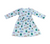 Pups Long Sleeve Milk Silk Dress