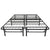 Queen size Black Metal Platform Bed Frame