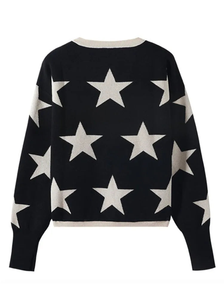 Cocoa Yacht Club Star Pullover Knit Sweater