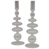 Rainbow Prism Candle Holder - Pair