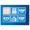 Naxa Ultra-Thin Flat Panel Style Powered Antenna For HDTV and ATSC Digital TV (NAA-306)