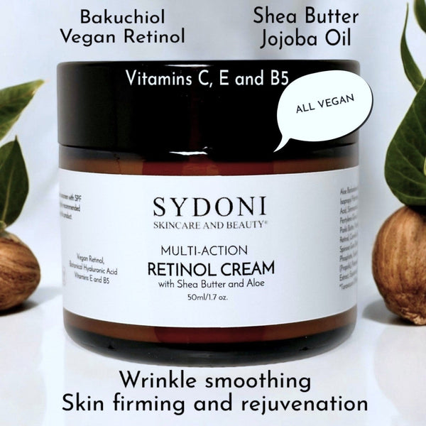 MULTI ACTION RETINOL CREAM with SHEA BUTTER, ALOE and VITAMIN B5 1.7 FL. OZ.
