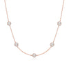 Cocoa Yacht Club Rose Gold Moissanite Necklace