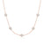 Cocoa Yacht Club Rose Gold Moissanite Necklace