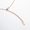 Cocoa Yacht Club Rose Gold Moissanite Necklace