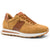 ROXI Suede & Calfskin Sneaker, Cognac