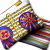 Rubans du Cheval Blanc Vintage Silk Scarf Coffee Run Keychain Bag