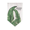 Cocoa Yacht Club Short Curtain Kitchen Triangle Flag Printed Half-Curtain