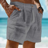 Cocoa Yacht Club Cotton Linen Shorts