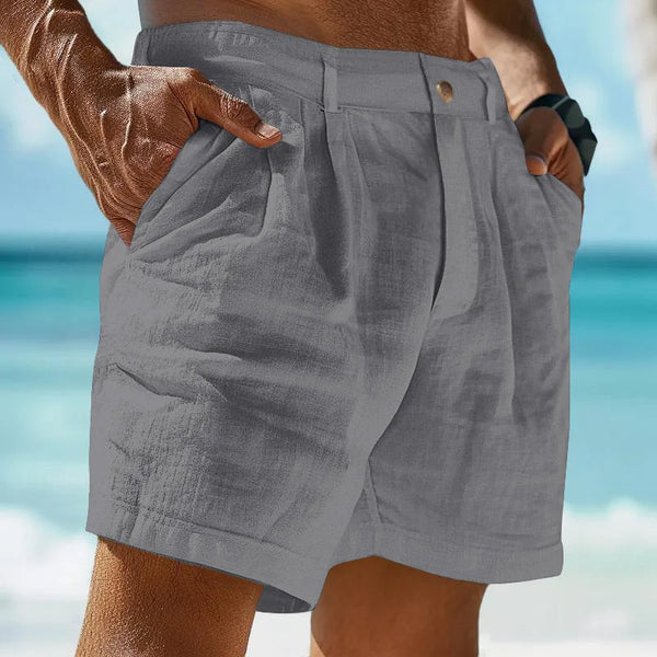 Cocoa Yacht Club Cotton Linen Shorts
