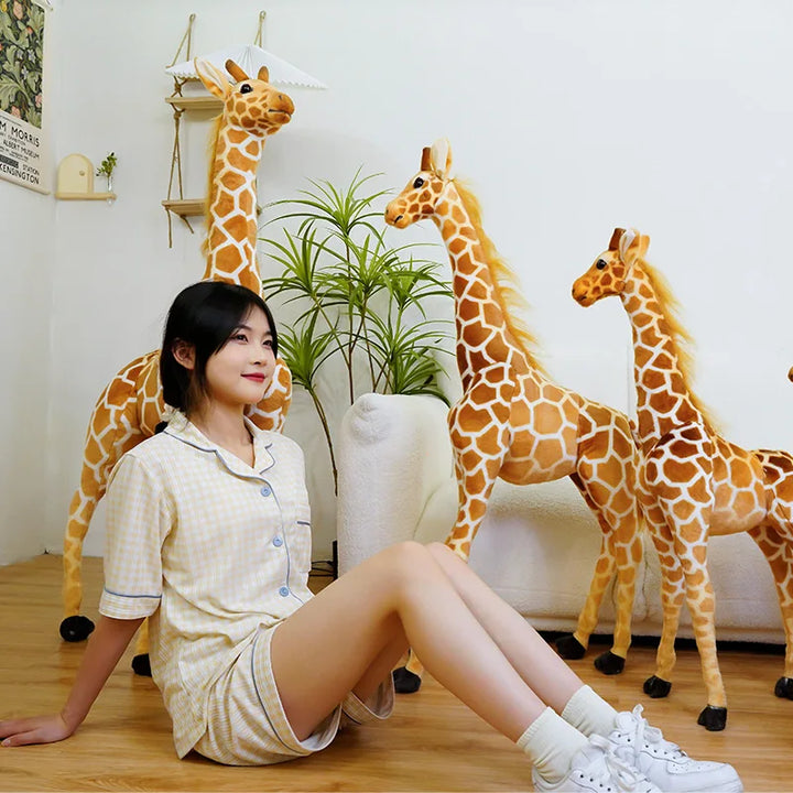 50-140cm Giant Real Life Giraffe Plush