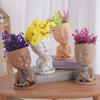 Cocoa Yacht Club The Girl with The Cat Multi-color Flower Pot