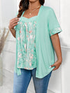 Cocoa Yacht Club 2 in 1 Floral Print T-Shirt