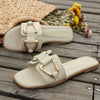 Cocoa Yacht Club Metal Decor Flat Sandals