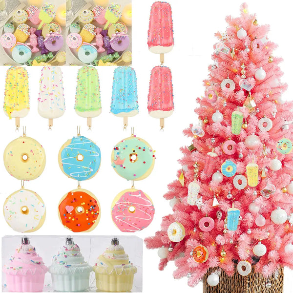 Colourful Donut Candy Ornaments