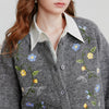 Cocoa Yacht Club Flower Cardigan Sweater