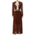 Flounced Edge Pleated Graceful Dress