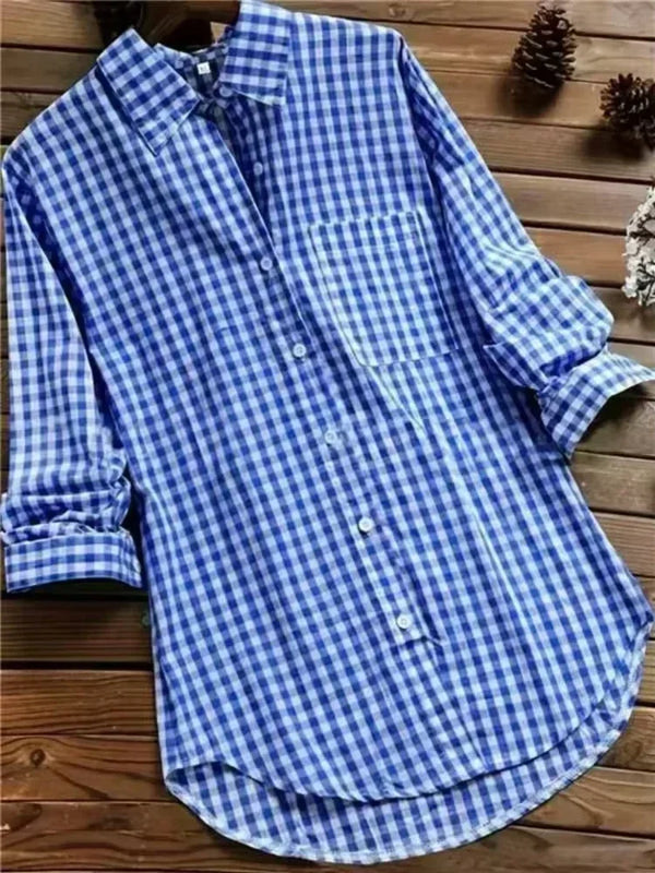 Cocoa Yacht Club Plus Size Plaid Shirt