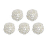 5Pcs 5cm Yellow Gray White Wicker DIY Rattan Ball Wedding Christening Baby Shower Wicker Balls Nursery Party Decoration