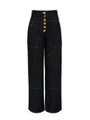 Cocoa Yacht Club Vintage Gold Button Denim Shirt & Jeans