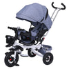4 in 1 Folding Kids Trike Sit & Lying Toddler Stroller with Large Canopy