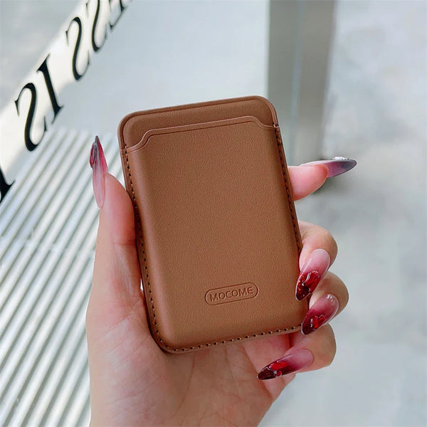 MagSafe Leather Wallet Card Holder for iPhoneGalaxy