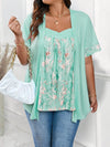Cocoa Yacht Club 2 in 1 Floral Print T-Shirt