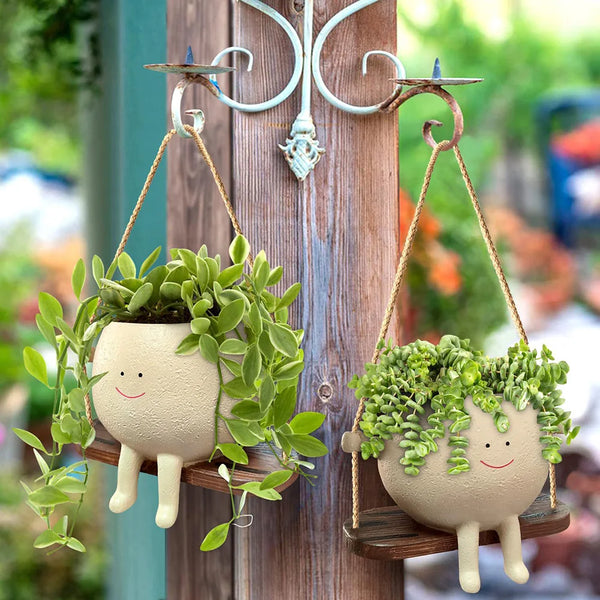 Cocoa Yacht Club Happy Couple Planter Swing