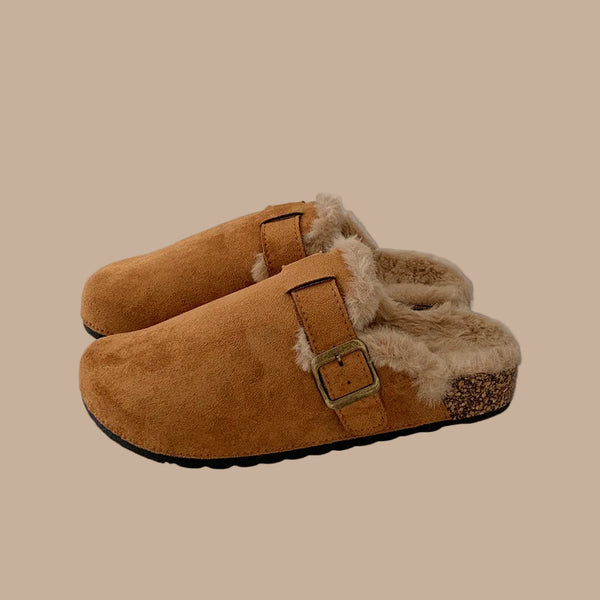Cocoa Yacht Club Cork Plush Slippers