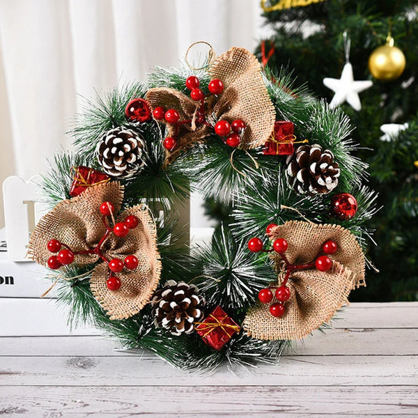 1pc Christmas Wreaths for Front Door