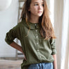 Cocoa Yacht Club Girls Pleated Ruffle Shirt