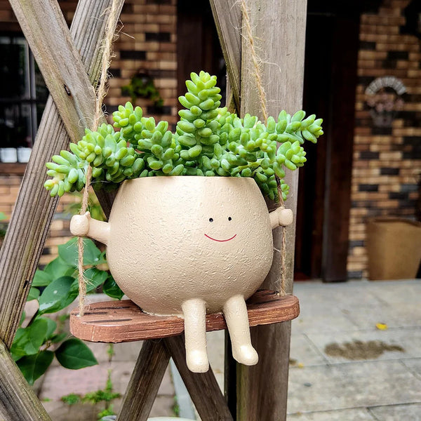 Cocoa Yacht Club Happy Couple Planter Swing