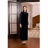 Cocoa Yacht Club Mesh Shirt & Velvet Maxi Dress