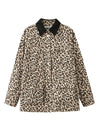 2024 Fall / Autumn New Women Fashion Basic Leopard Jacket Short Coat