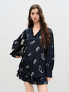 Cocoa Yacht Club Paisley Blouse & Skirt