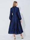 Cocoa Yacht Club Geometric Jacquard Dress