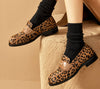 Cocoa Yacht Club Leopard Leather Penny Loafers