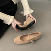 Cocoa Yacht Club Velvet Mary Jane Ballet Shoes