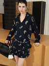Cocoa Yacht Club Paisley Blouse & Skirt
